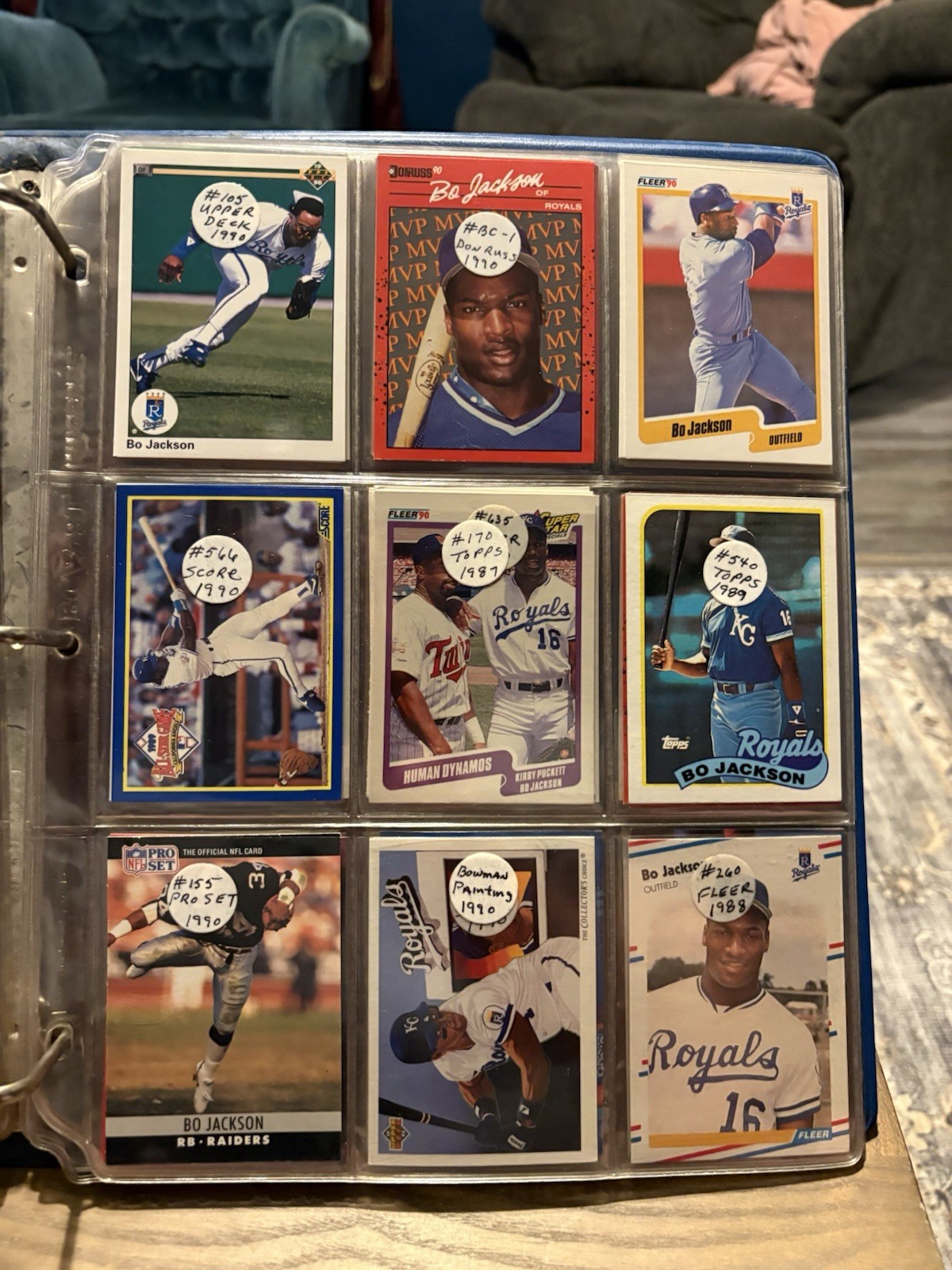 Vintage Baseball Card Lot 117+ Bo Jackson Nolan Ryan Schmidt Mattingly