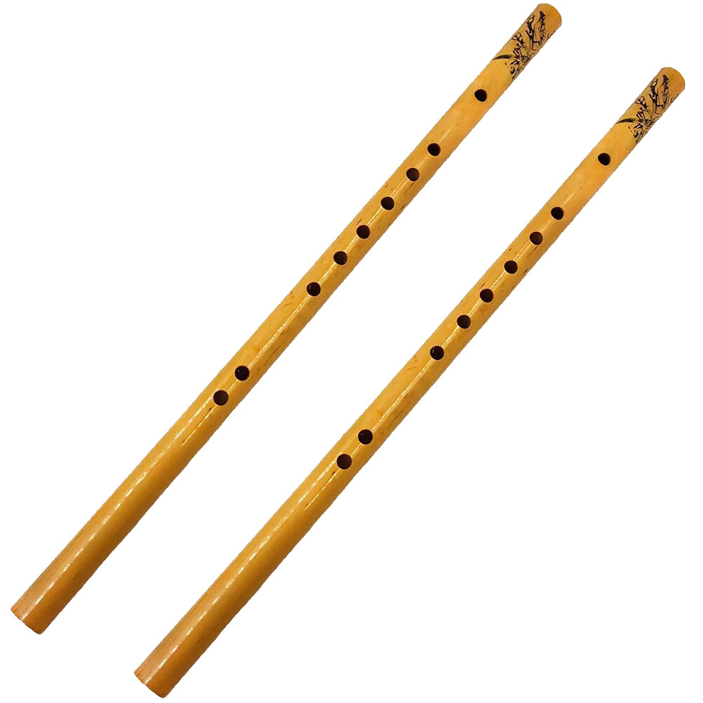 2 x Finest Vertical Bamboo Flute Xiao Chinese Woodwind