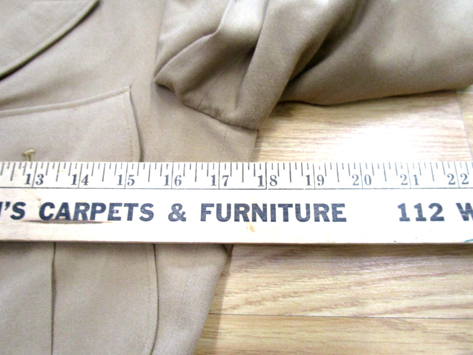 Lot of 2 US Army Wool Officer Jackets 1940's WWII Military Collectibles 36R