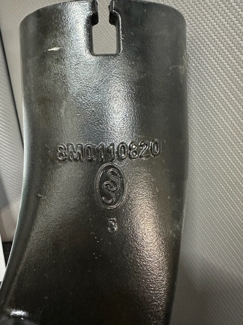 Mercruiser Marine Exhaust Y Pipe Wishbone 8M0110820 No Flappers Boat Mercury