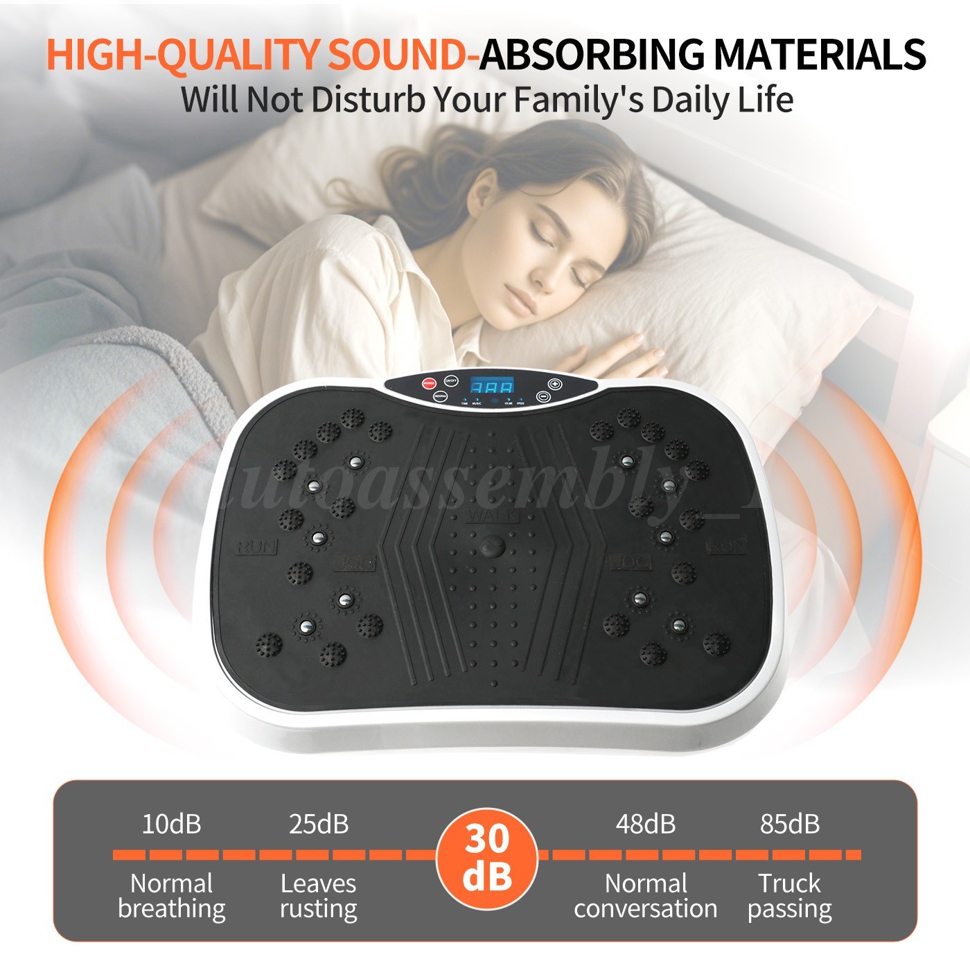 NEW Vibration Plate Exercise Machine Vibrate Platform Whole Body Workout Fitness