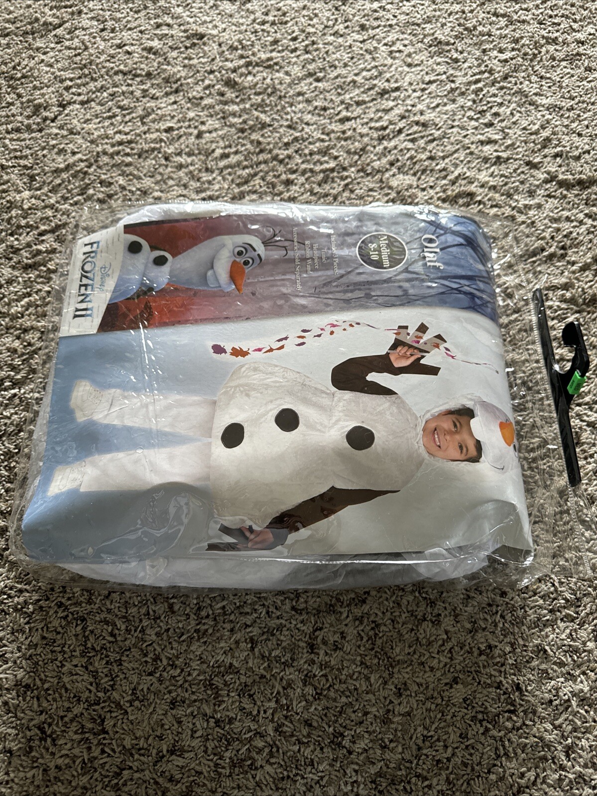 Disney's Frozen 2 Olaf Halloween Costume, Size Medium Ages 8-10 New