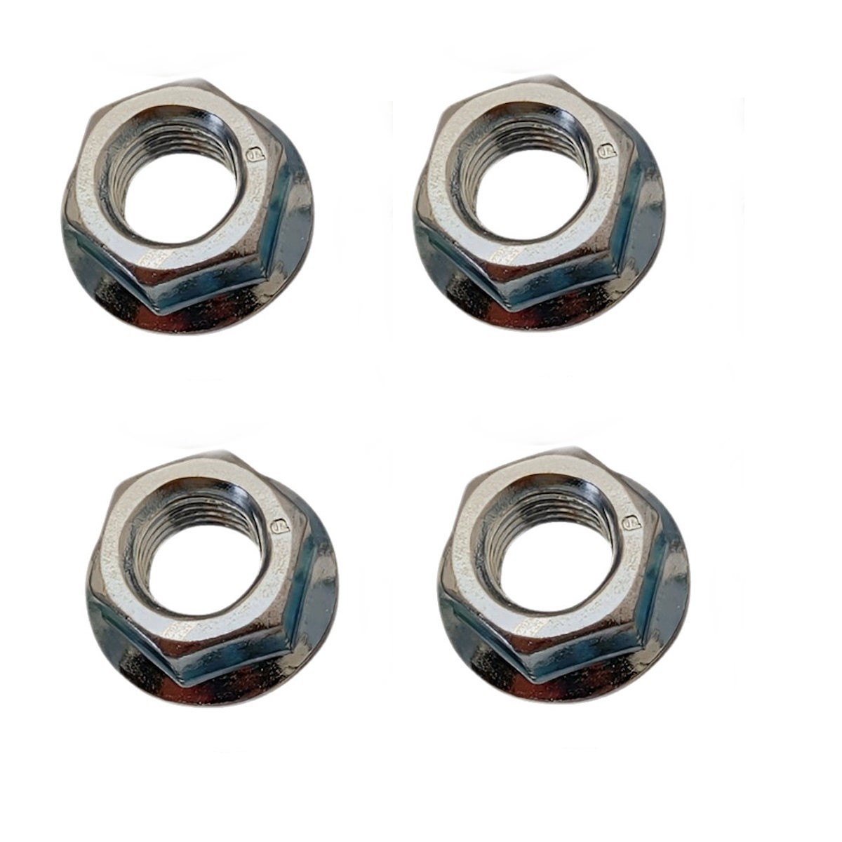 Ford C4 C6 FMX Torque Converter Nuts 3/8" x 24 SAE Locking Flange (4 pack)