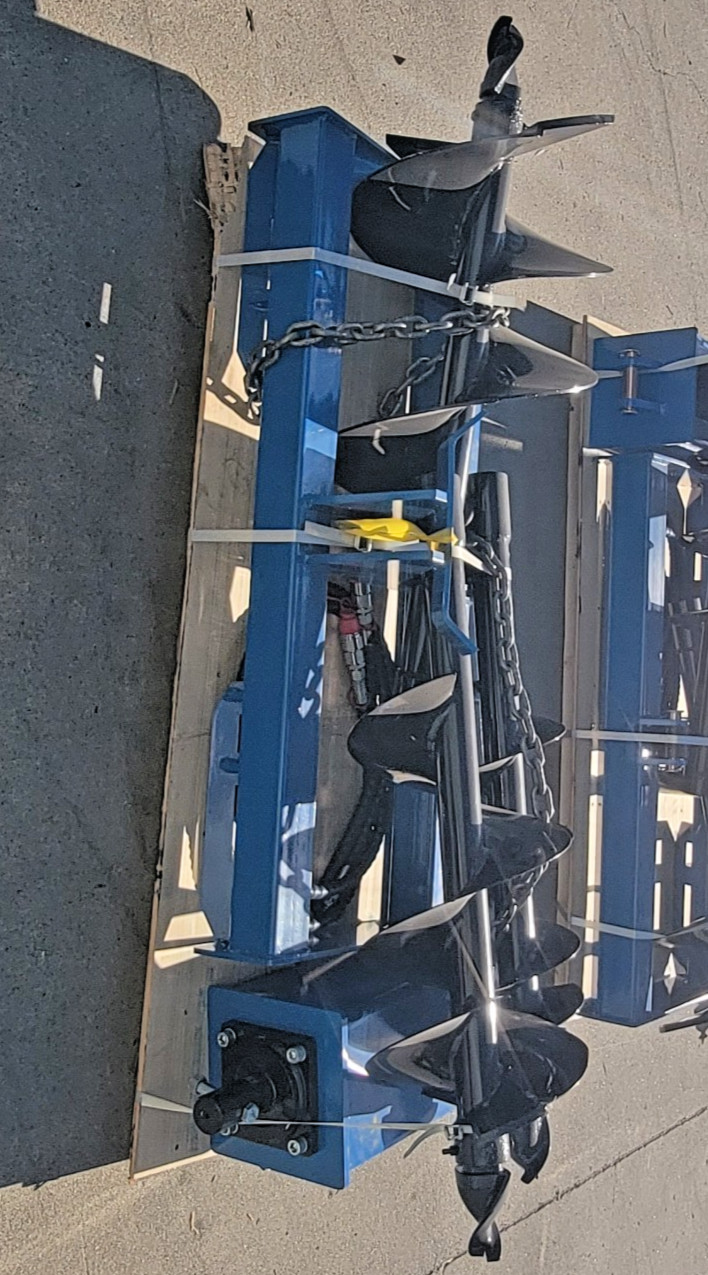 GIYI Heavy Duty Skid Steer Auger Drive with 3 Bits New