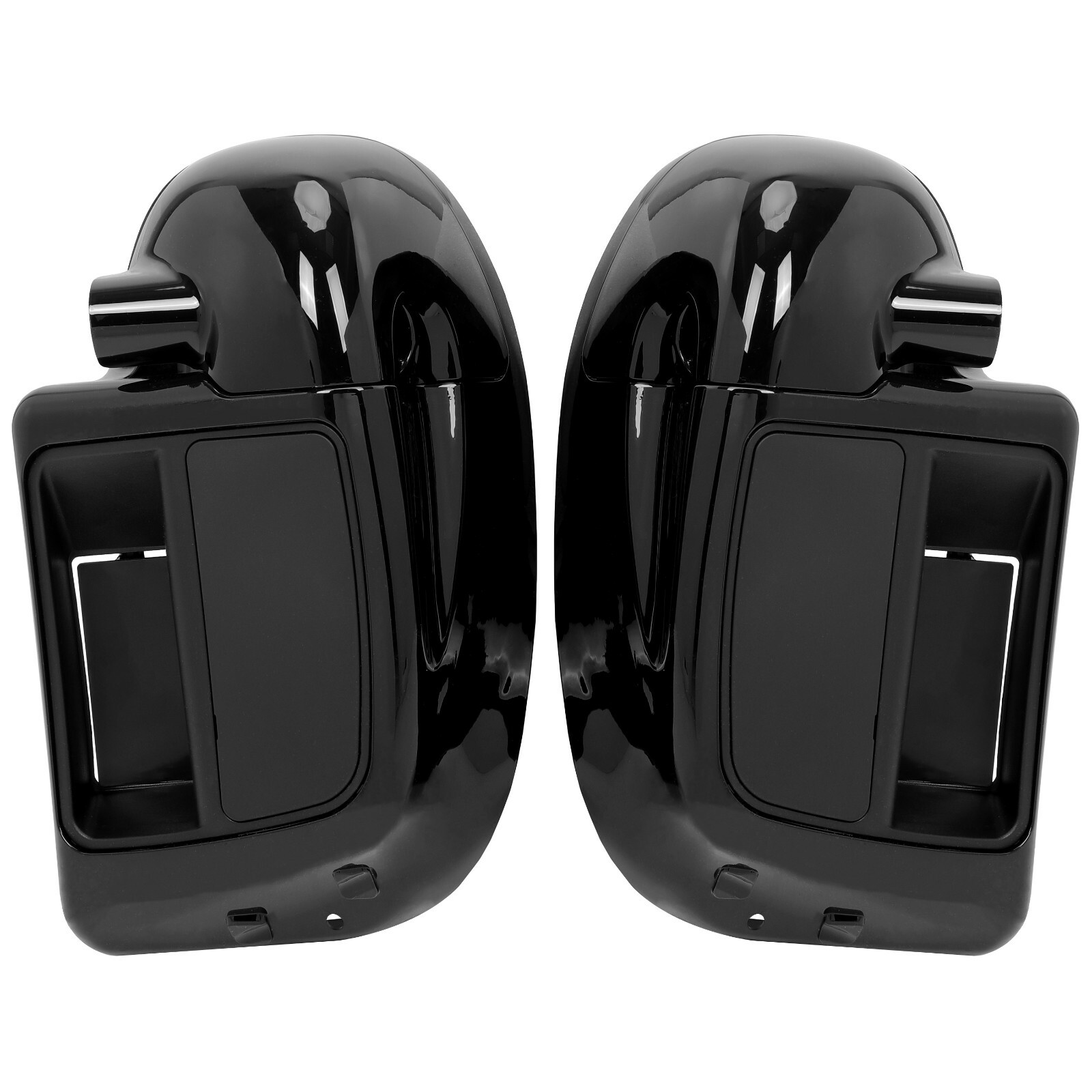 6.5" Speaker Box Pod Lower Vented Leg Fairing W/Grills For Harley Touring 14-24