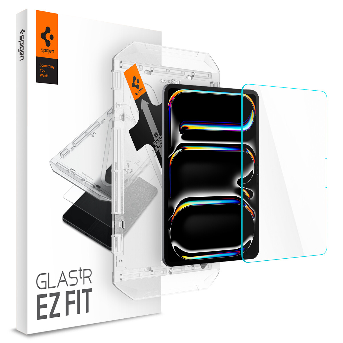Spigen [GLAS.tR EZ Fit] Tempered Glass Screen Protector | for iPad Pro 13" / 11"