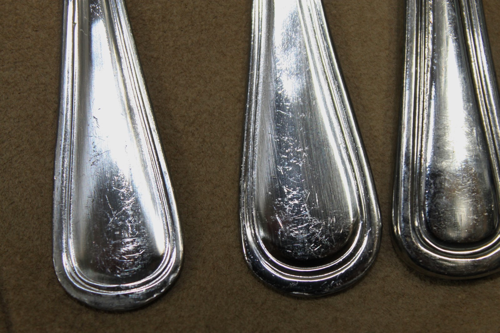 DON stainless flatware lot with knives and forks for catering