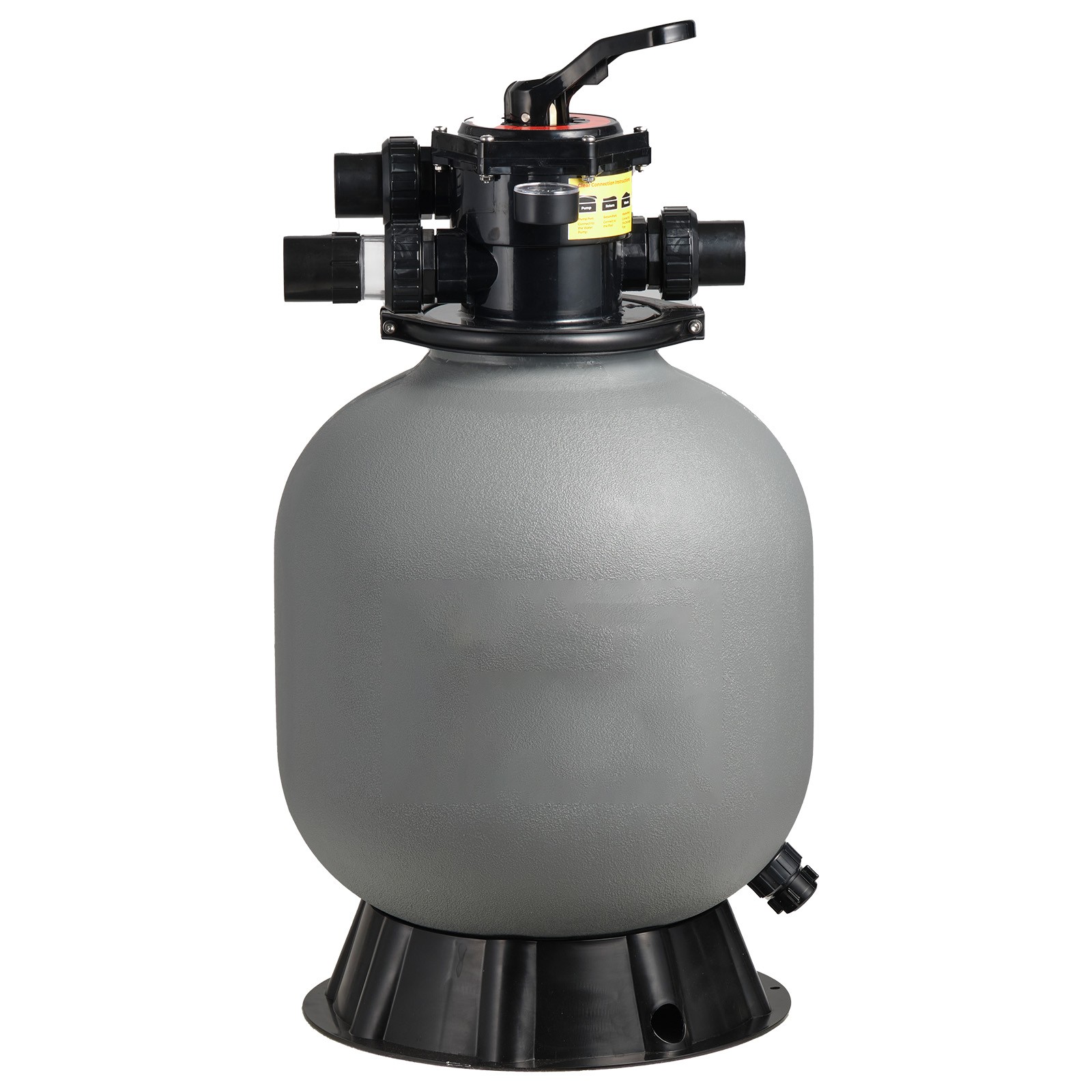 Uimoso 18-Inch Sand Filter with 7-Way Valve for Above/Inground Pools