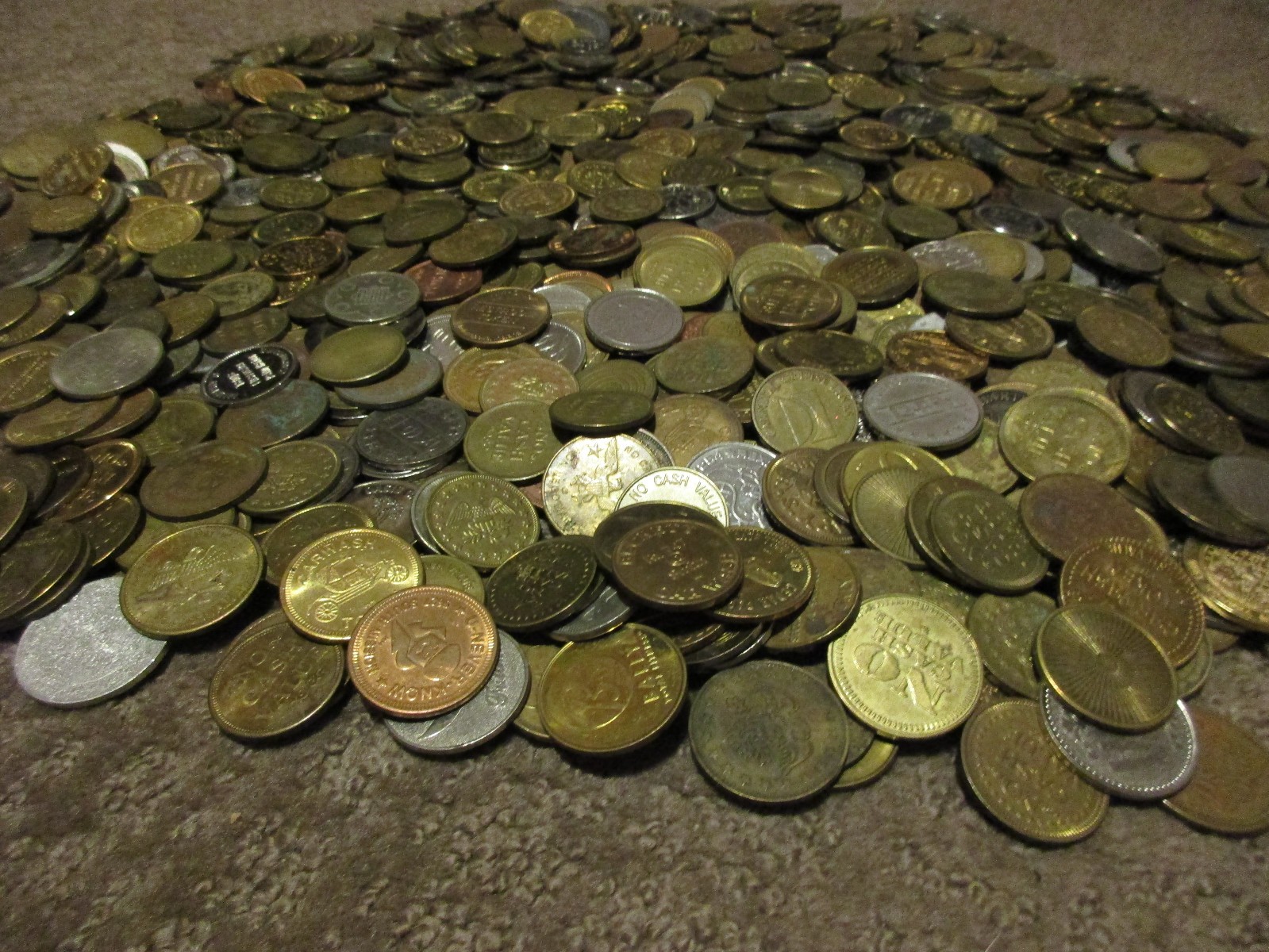 5lb Pounds Tokens Exonumia Amusement Bulk Lot