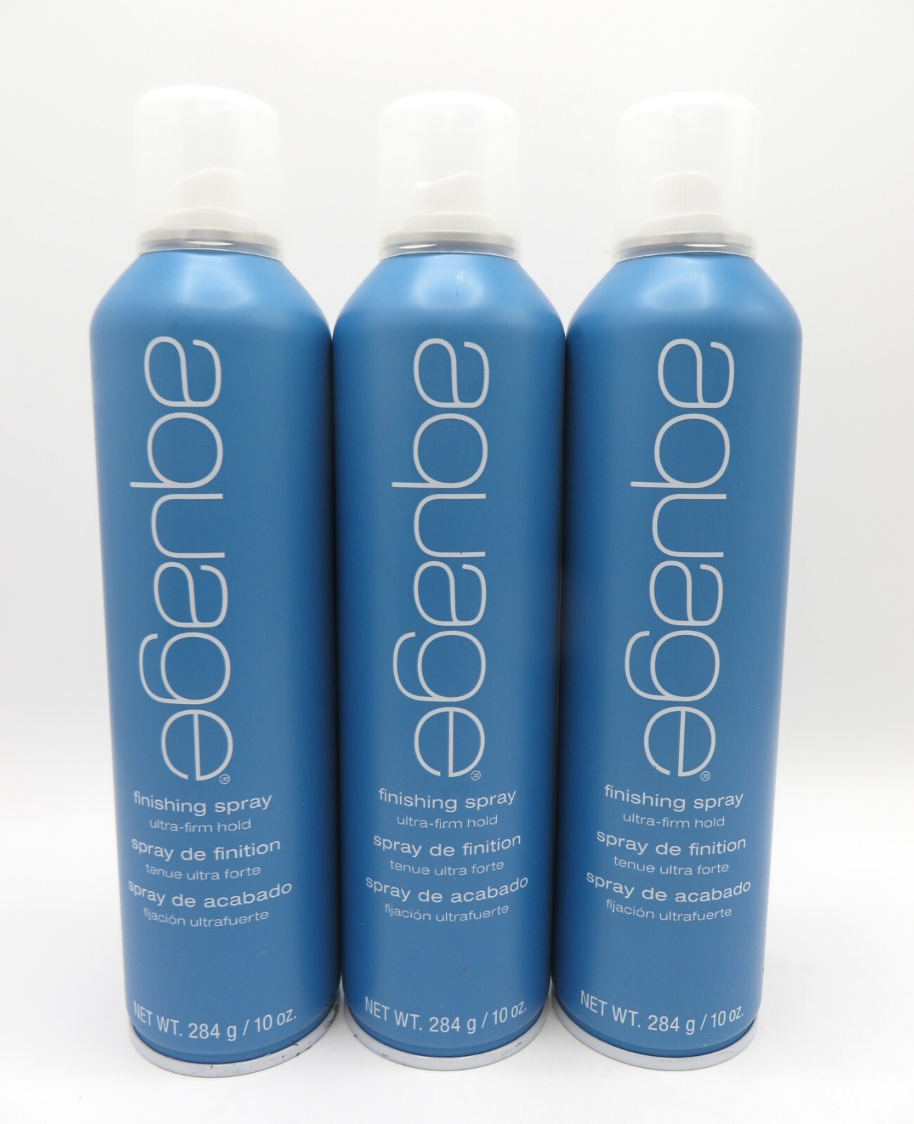 AQUAGE FINISHING SPRAY ULTRA FIRM HOLD 10 OZ (Lot of 3)