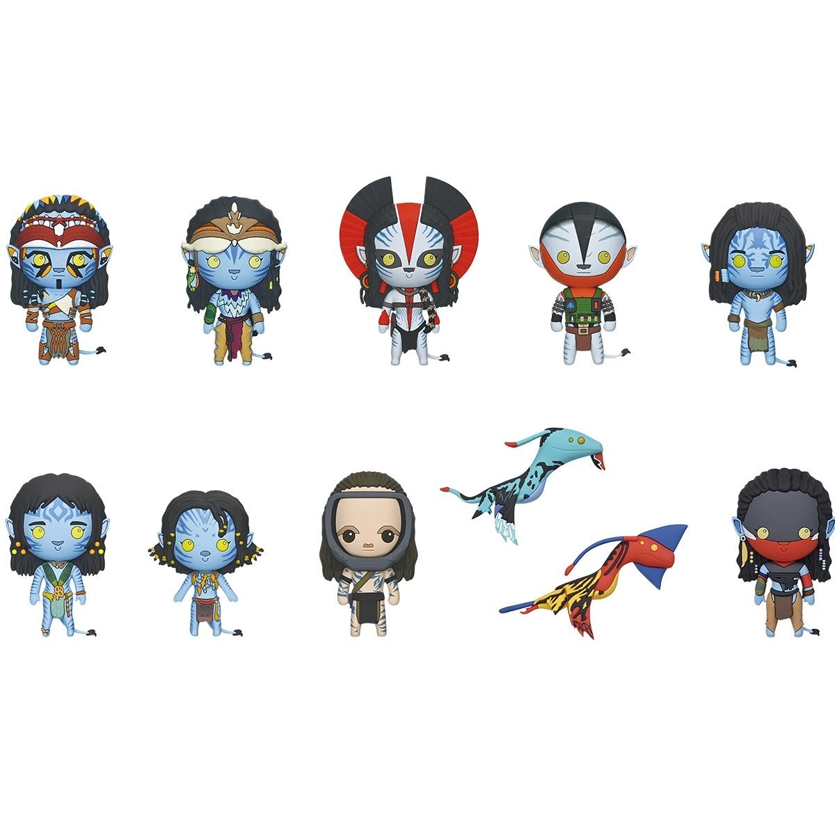 Avatar NEW * Neytiri Clip * Blind Bag Fire Ash Movie Key Chain Monogram