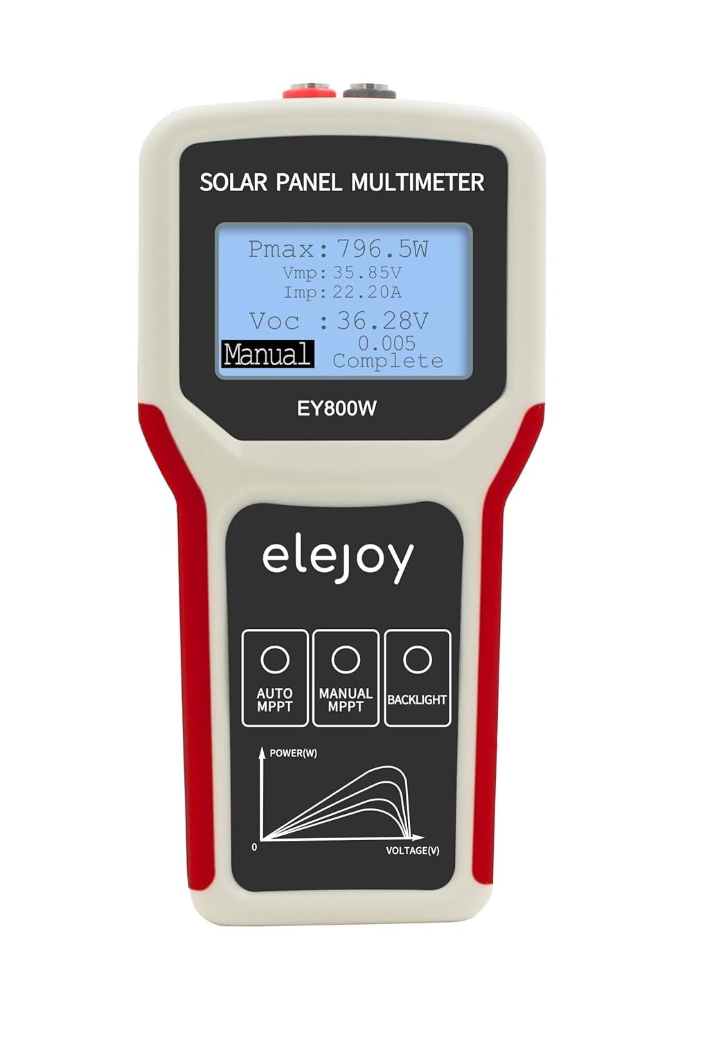 800W LCD MPPT Solar Panel Tester Photovoltaic Panel Multimeter Tool - NEW