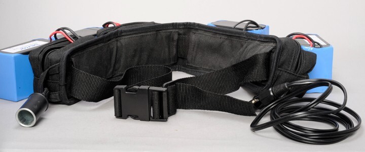 Bescor PRB-24XLR ATM Lead-Acid 12V Battery Belt UNTESTED