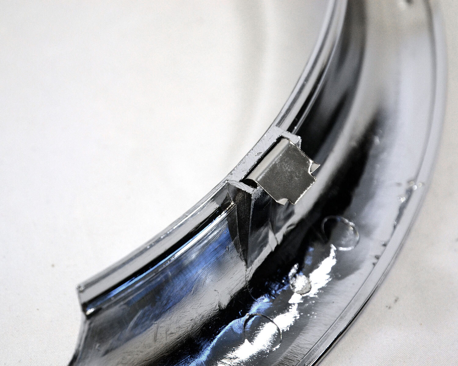 Set of 4 15" CHROME WHEEL TRIM RINGS Beauty Rims Ring Glamour Band for Steel Rim