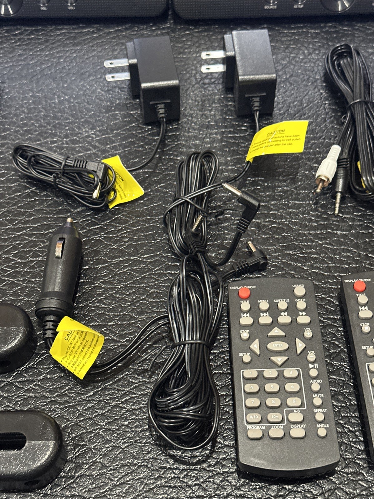 Dual Screen 10.5" Portable DVD Players for Car - 5-Hour Battery, USB/SD Support