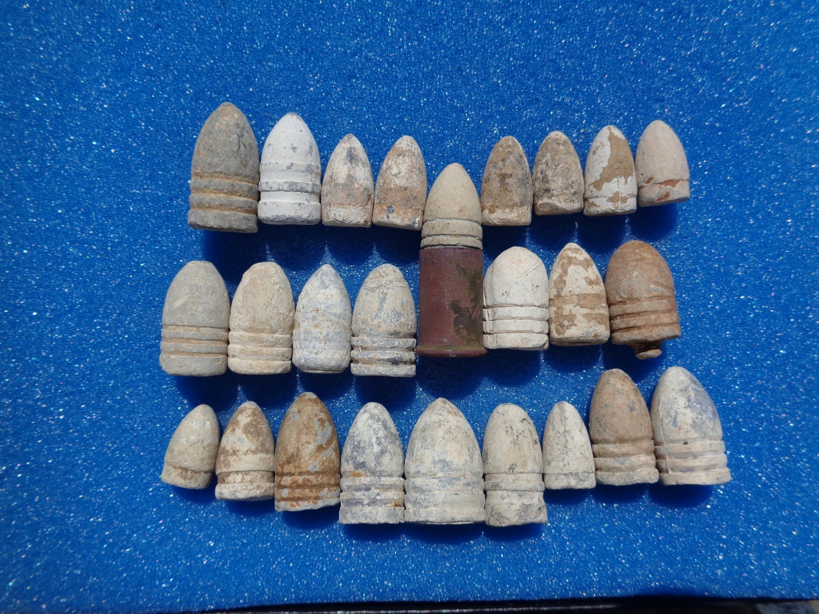 25 Civil War Confederate & Union Bullets recovered in North Georgia