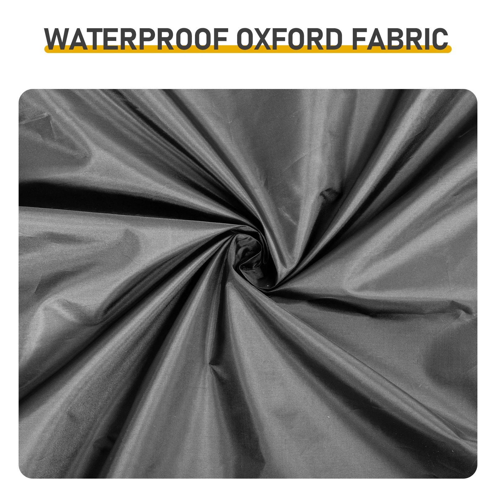 Black Arc Bicycle Storage Shed, 210D PU Silver Coated Oxford Cloth Bike Cover