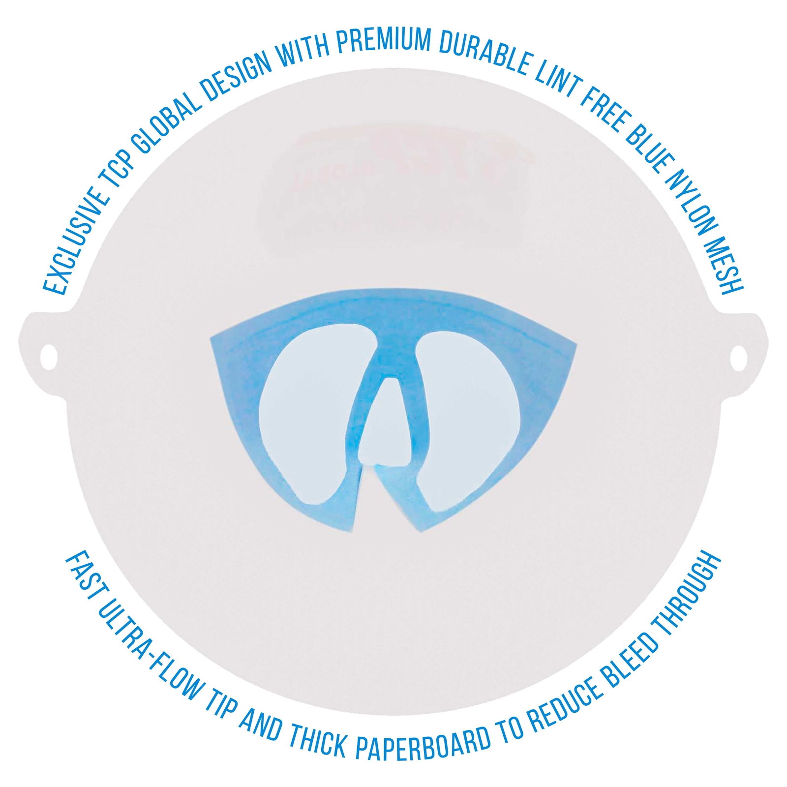 50 Pk Paint Strainers, Ultra-Fine 125 Micron Mesh Cone Filter Tips, Strain Auto