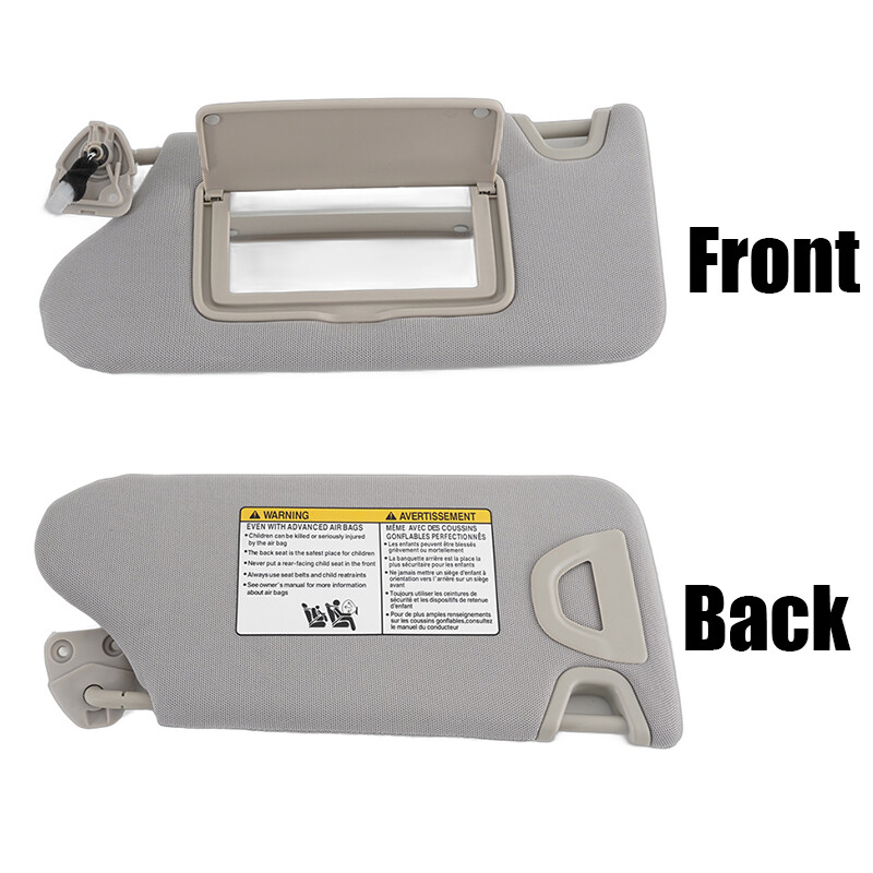 For 2013-2018 Nissan Altima Gray Left Driver Side Sun Visor w lights 96401-3TA2A