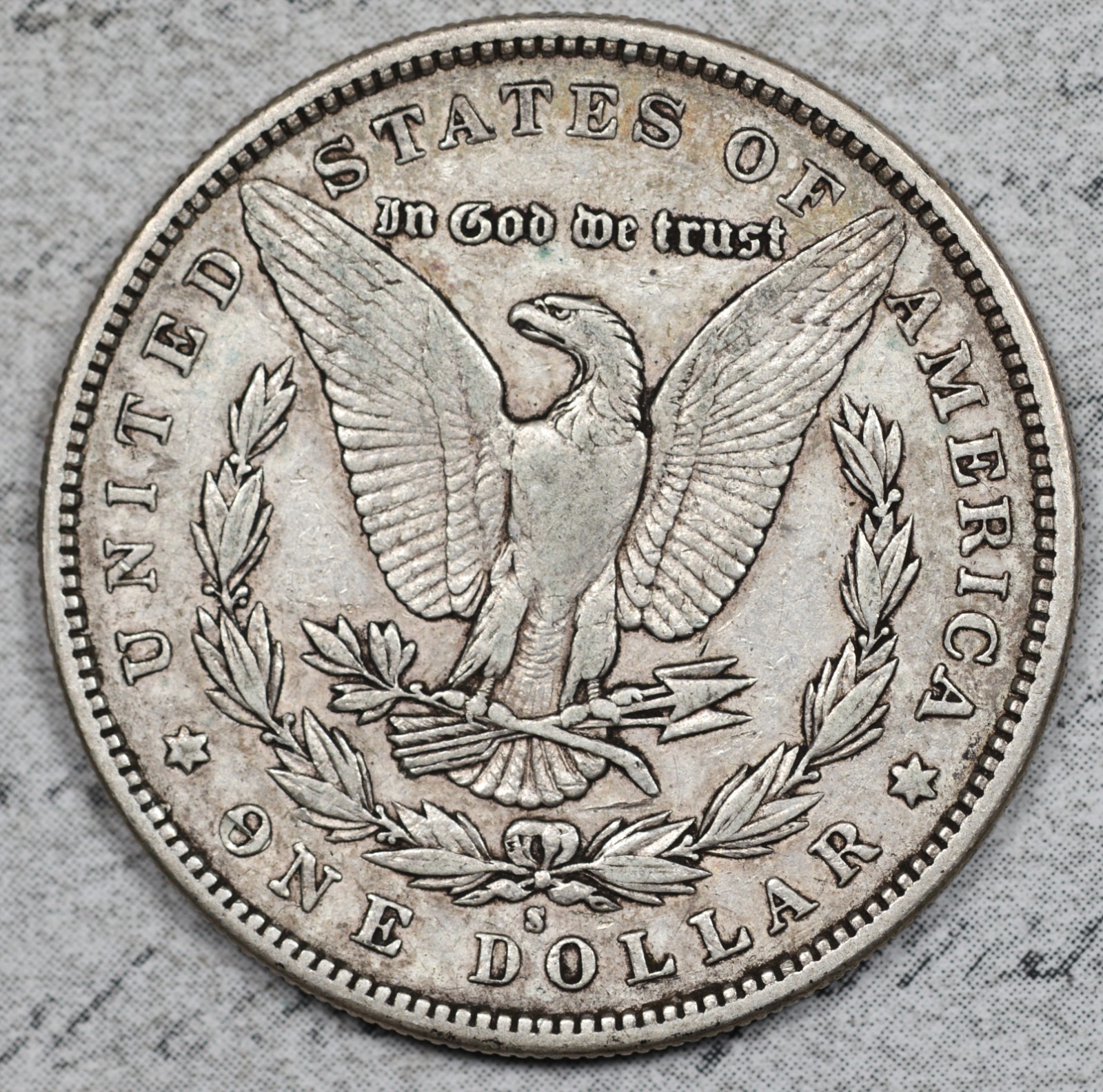 1885-S Morgan Dollar Tough Date VF! #3EXQ