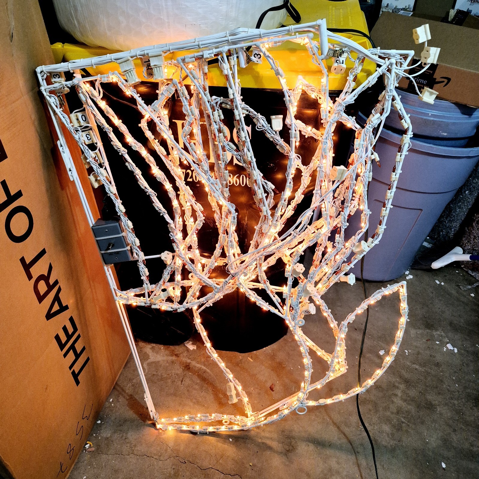 Holiday Lighting Specialists Christmas Animated Running Horse Outdoor 5 Ft Tall