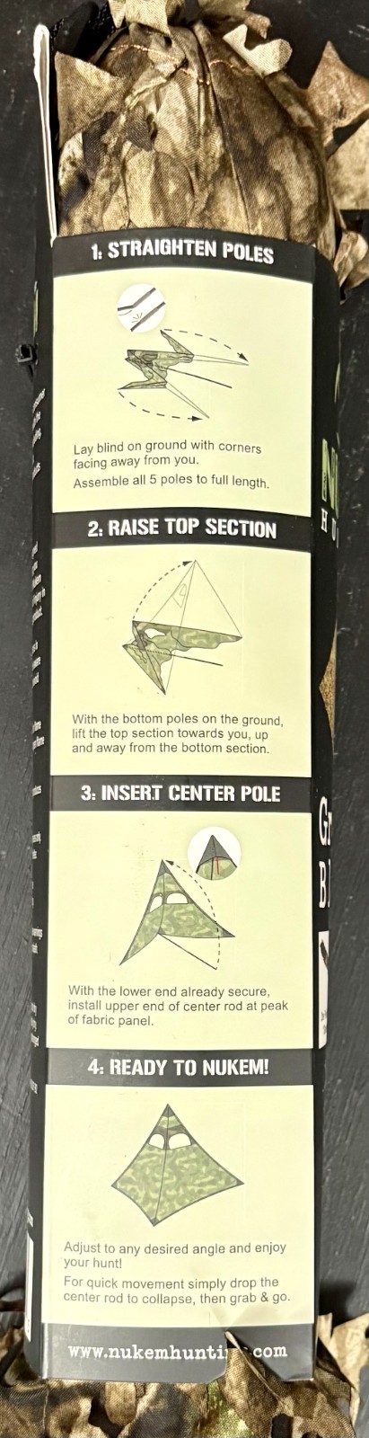 Nukem Hunting Ground Blind Mossy Oak Country Roots New