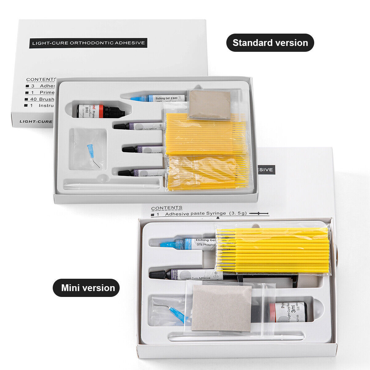 USPS Sistema de pegado de resina de ortodoncia dental para curar los brackets