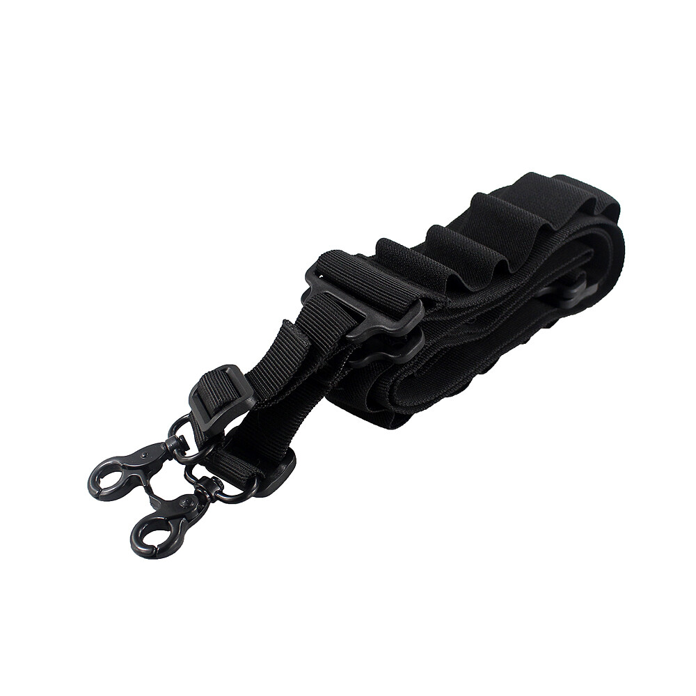 US Tactical 15 Rounds Shotgun Shell Holder Gun Sling 12GA Bandolier Ammo Carrier