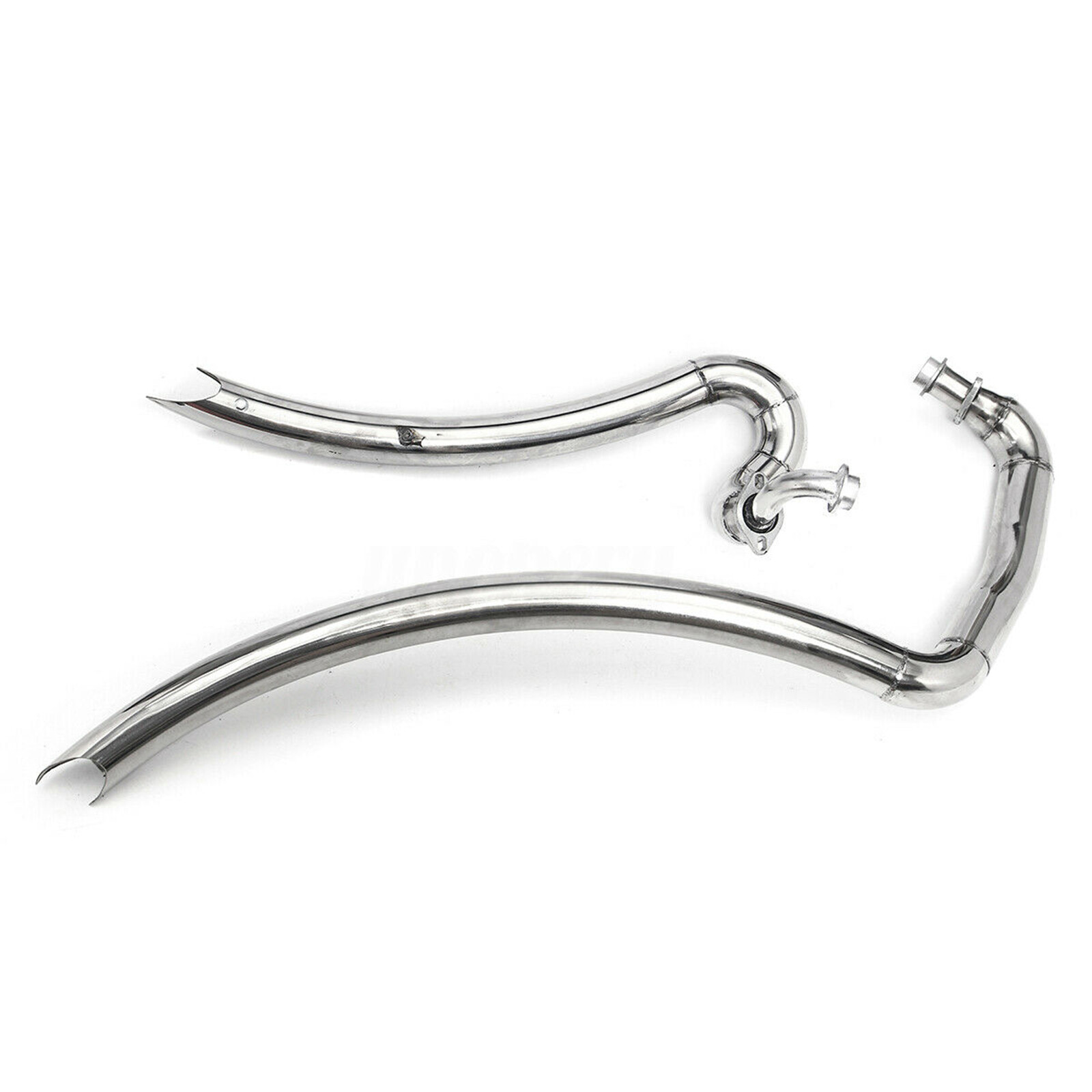 Shortshots Staggered Exhaust Pipes W/ Baffles For Yamaha V-Star 1100 XVS1100