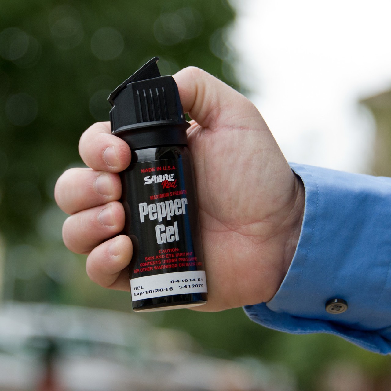 Sabre Red MK-3-GEL-H-US Tactical Pepper Gel 18-Foot Range with Belt Holster