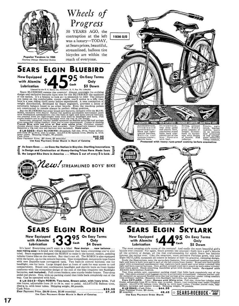 new BOOK Collectable ELGIN JC HIGGINS HAWTHORNE Bicycles antique reference