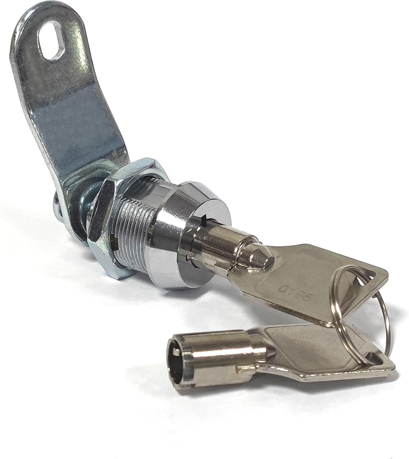 1 or 2 Pack Toolbox Lock 5/8" Tubular Cam Replacement Lock Hook Cam Keyed Alike