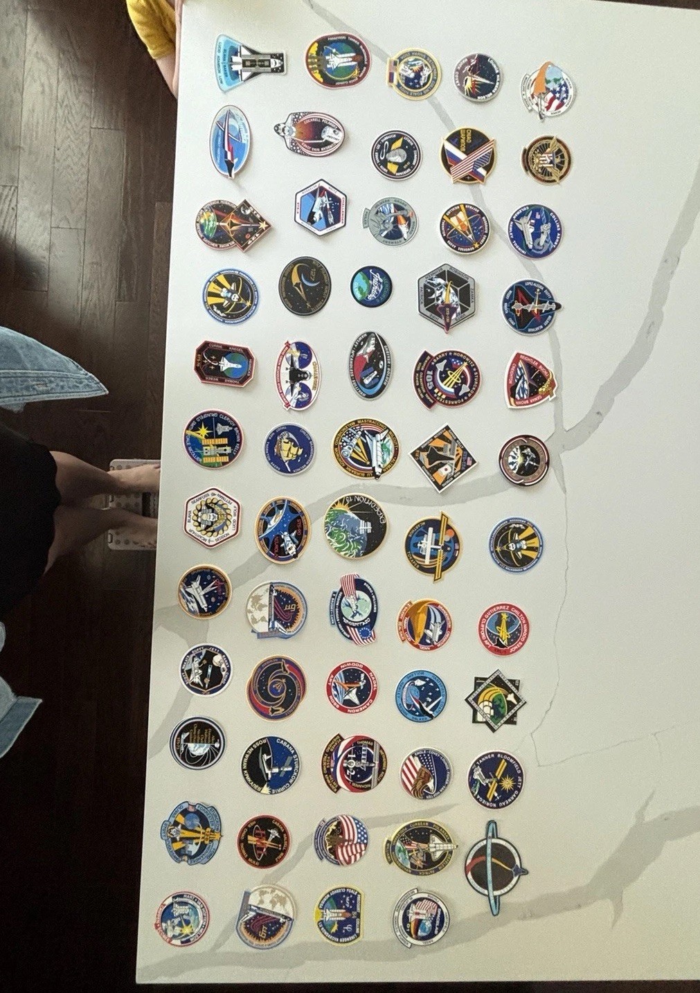 NASA And Other Space Shuttle Mission Patch Stickers