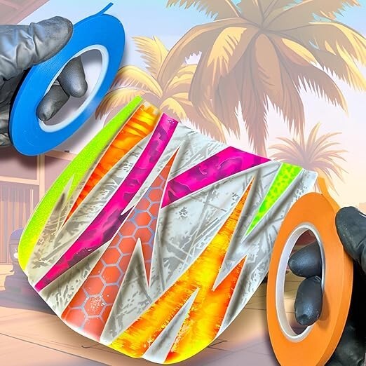 LiME LiNE 1/4" Flexible Vinyl Fine Line Masking Tape for Automotive Custom Paint