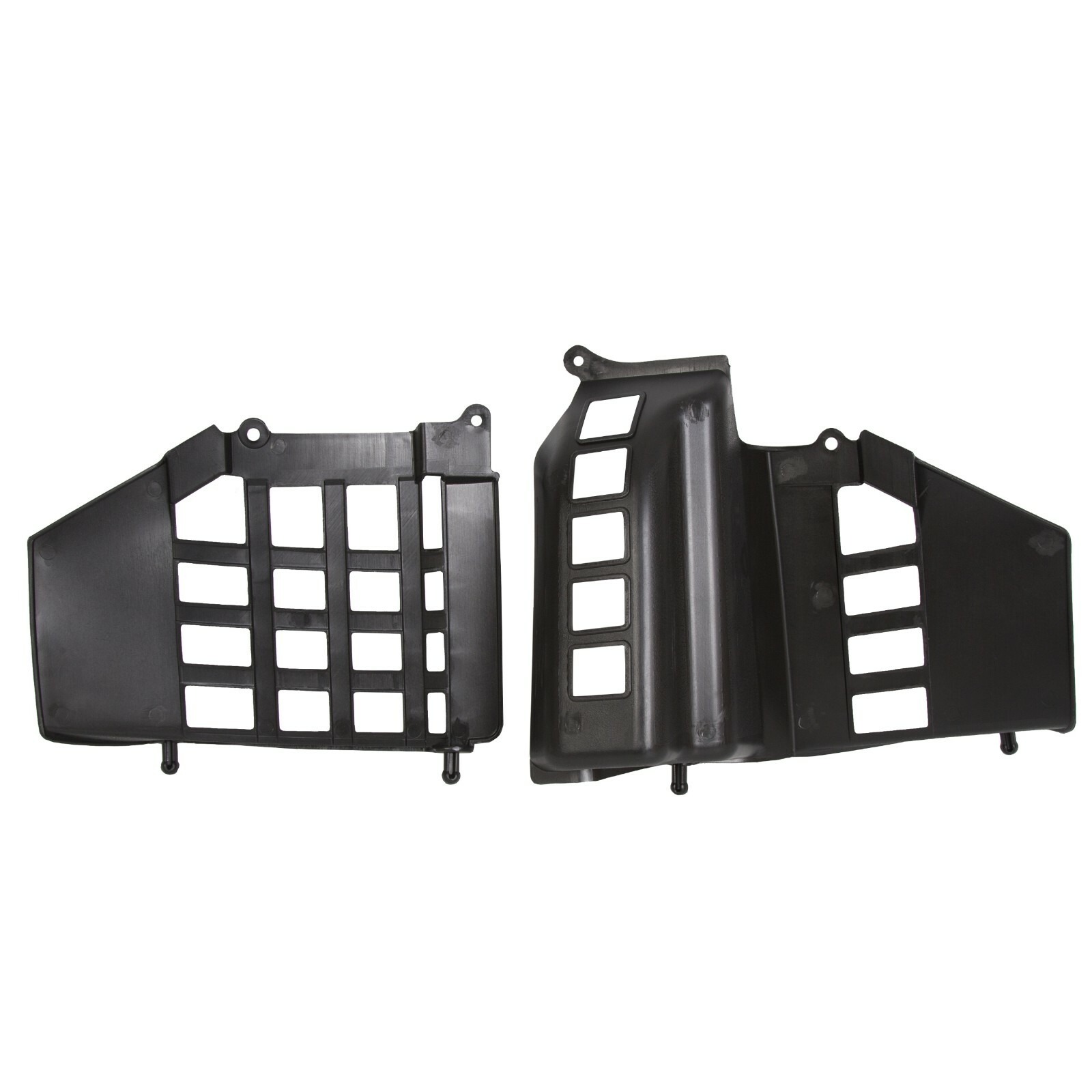 LH + RH Heel Guard Footrest W/Black Nerf Bars For Yamaha Banshee 1987-2006