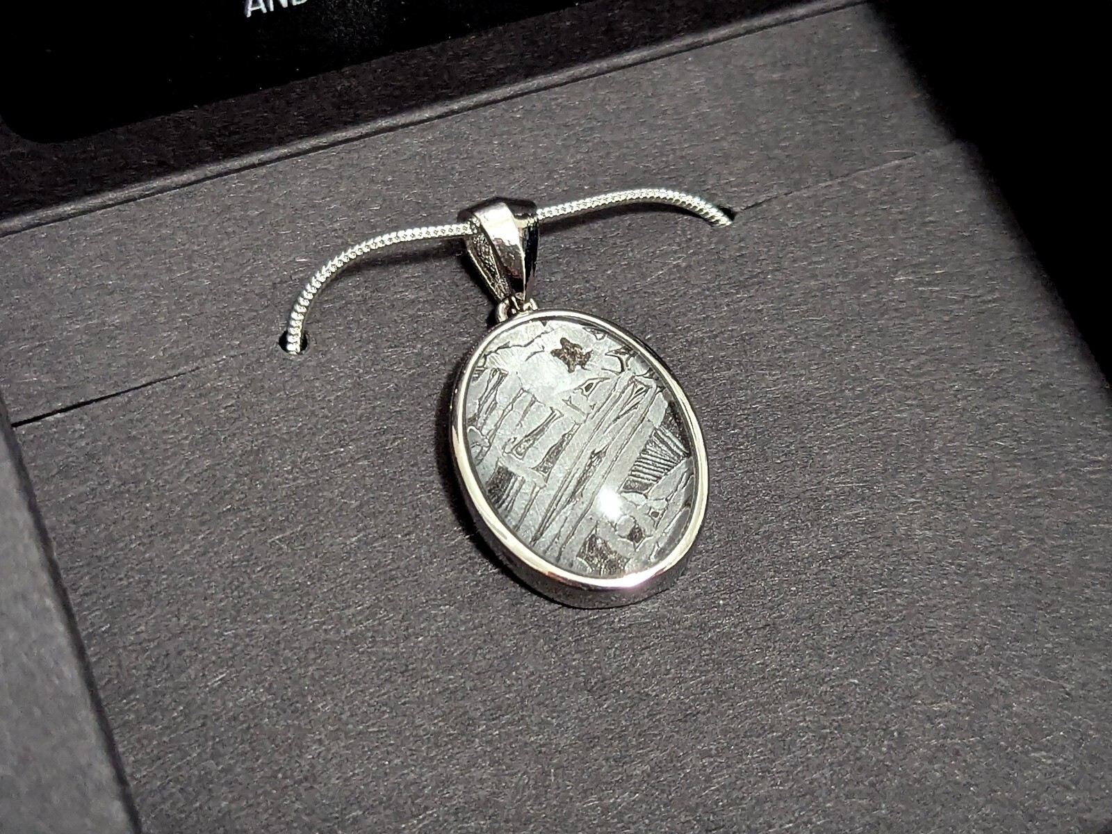 Genuine Aletai Iron Meteorite Pendant, Certified Space Artifact