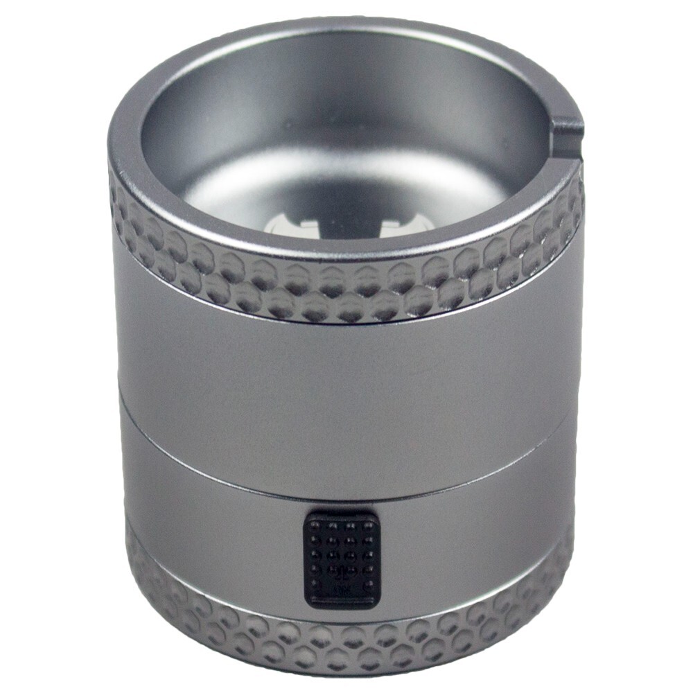 2.5'' 4 Parts Viking Axe Toothless Mortar Plus Pestle Grinder Black Color