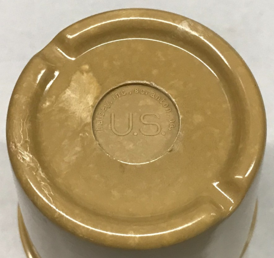 Vintage 10 oz Tan Mess Hall Tumbler USGI Halsey NOS Set of 2 From Original Case