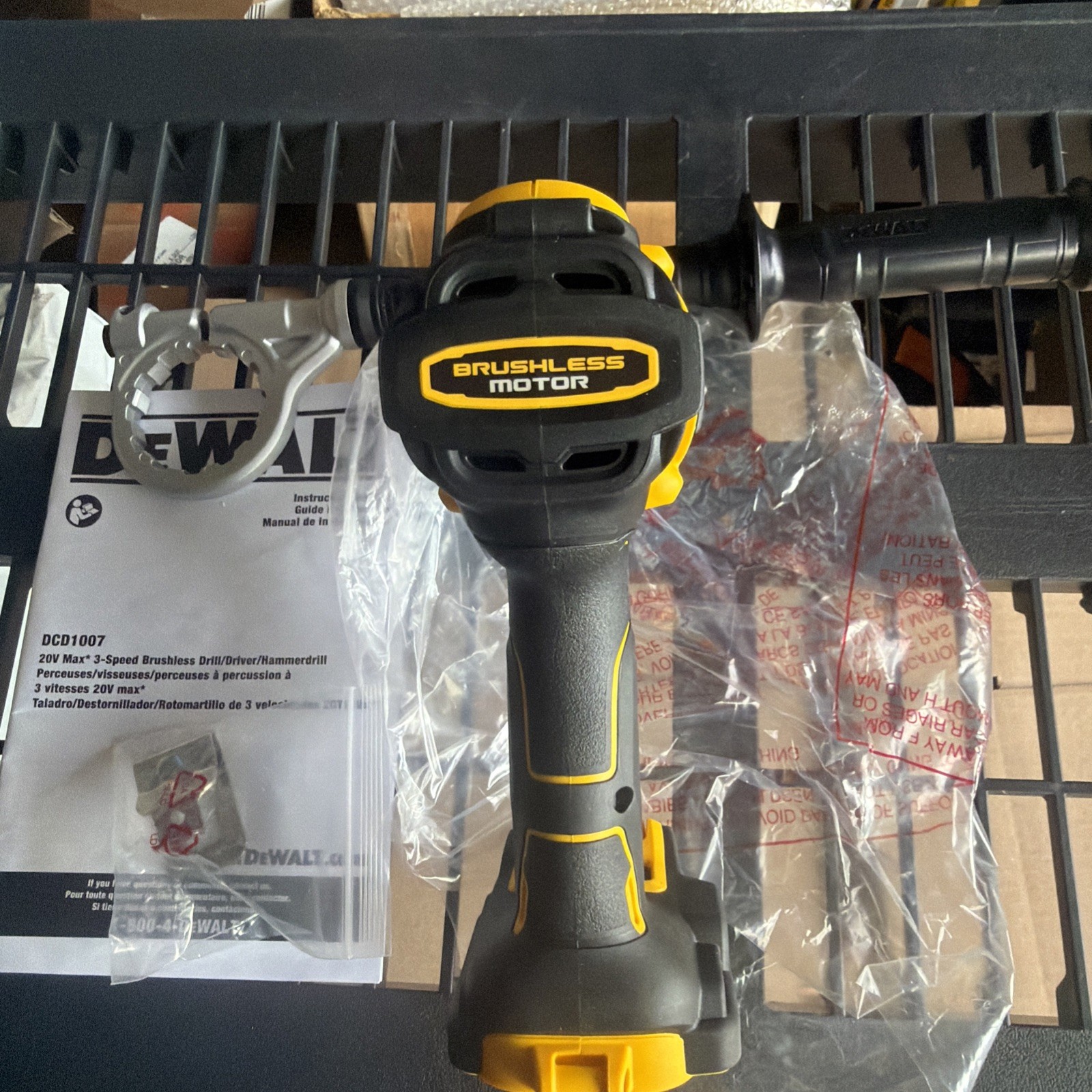 DeWalt 1/2” Hammer Drill, DCD1007, Brushless (tool Only)