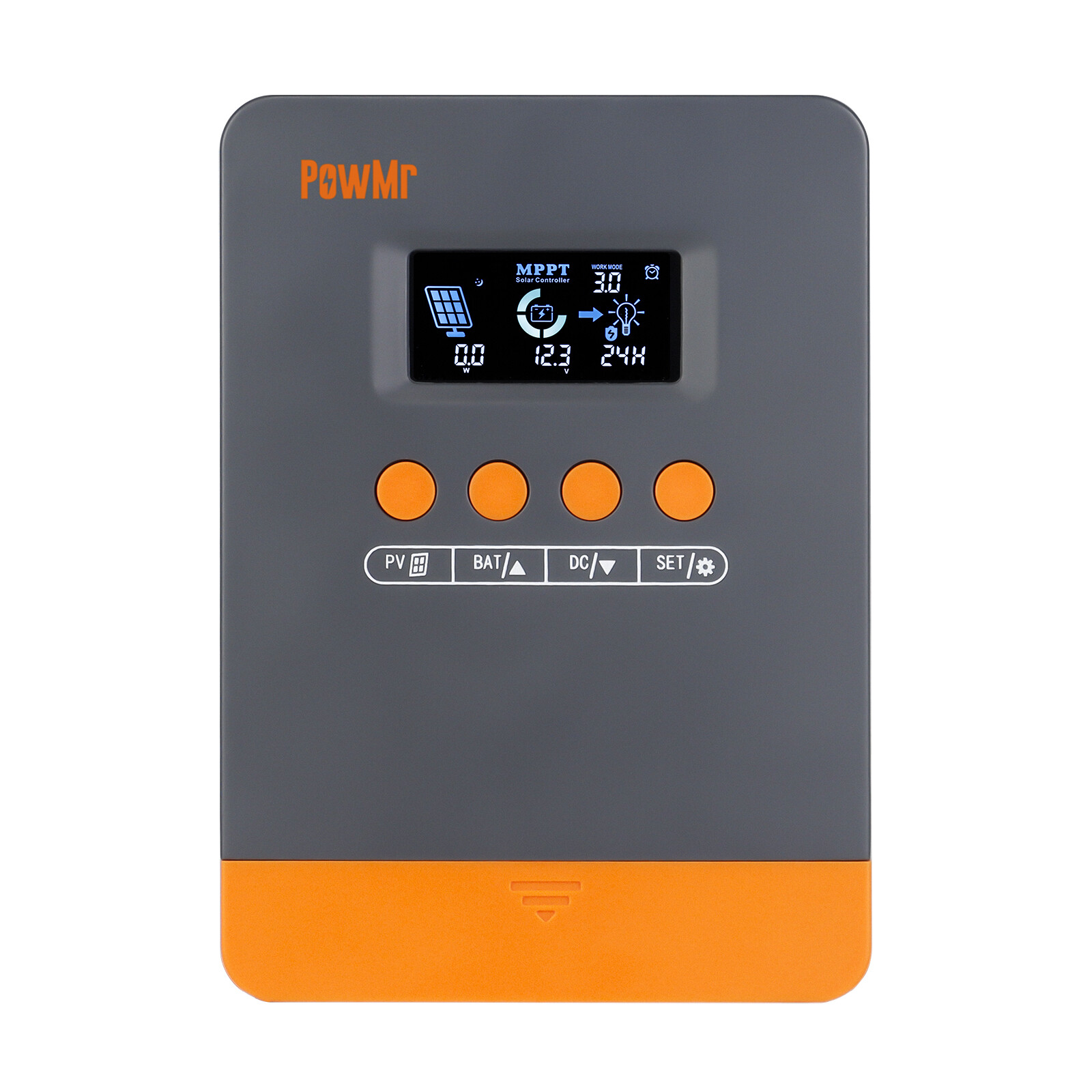 60A 45A MPPT Solar Panel Regulator Charge Controller Auto 12/24/36/48V Dual US