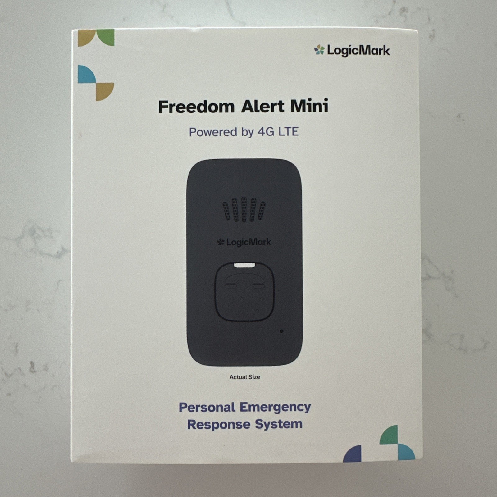 Freedom Alert Mini Wearable Alert System by LogicMark, Powered by 4G LTE