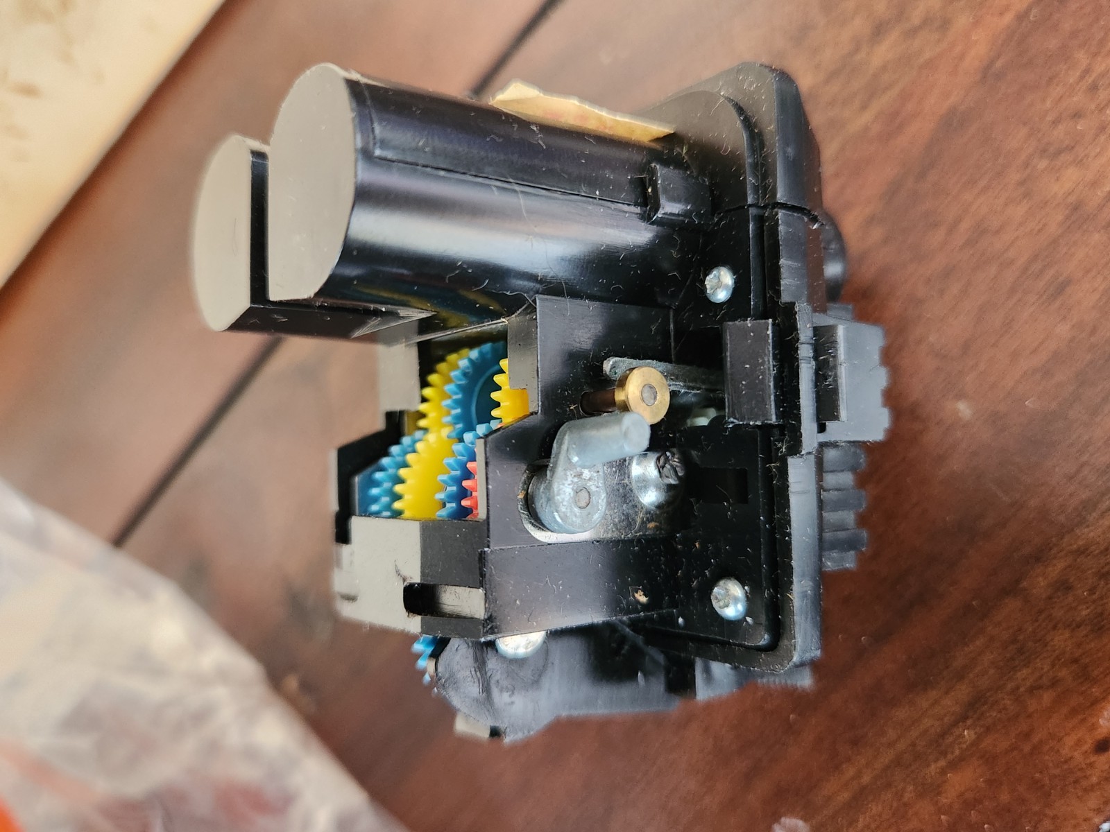 Ding-A-Ling Bridge Set 4 Robots 1971 Topper Toys Rare Working Metal Cam Powerpak