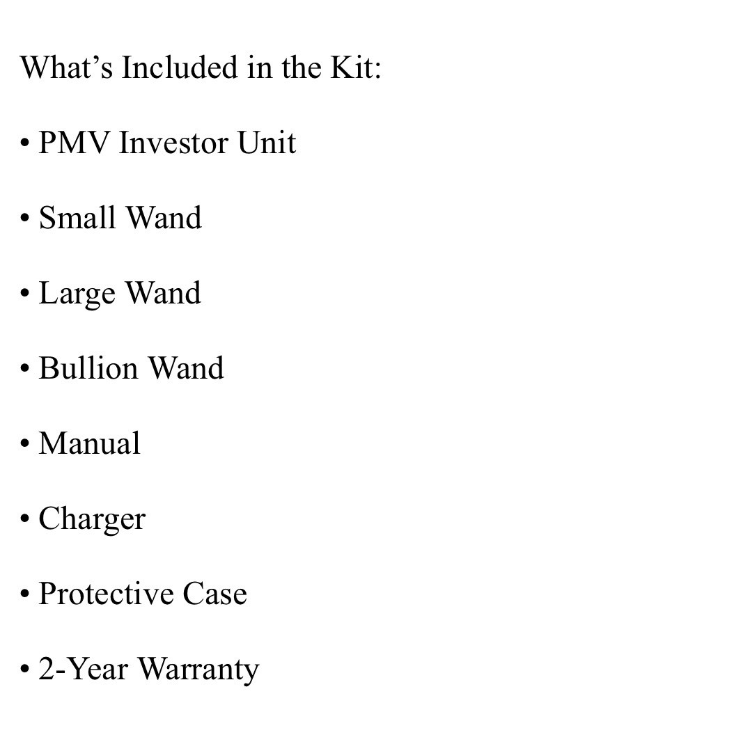 IN STOCK New Sigma Metalytics Investor Precious Metal Verifier SM3012 3 Wands