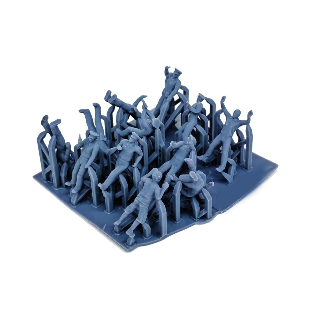 Outland Models Scenery Police Officer Figure Set 1:87 HO Scale