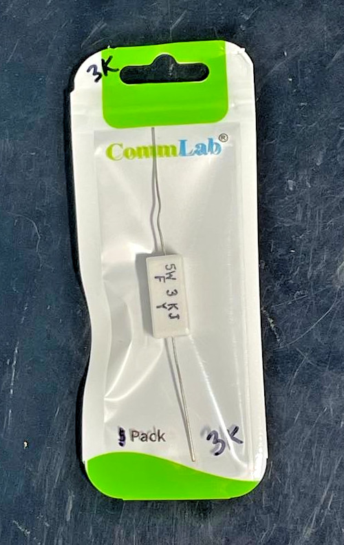1 or 3 Pack 5W Cement Power Resistors 0.22-150K ohm PREMIUM 5 Watt YOU CHOOSE
