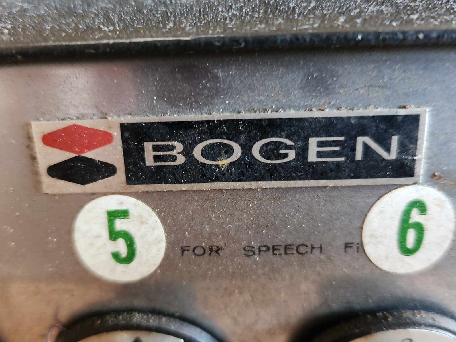 Bogen MTM Transistor Mixer Preamplifier Parts Repair A-86 Vintage USA Untested