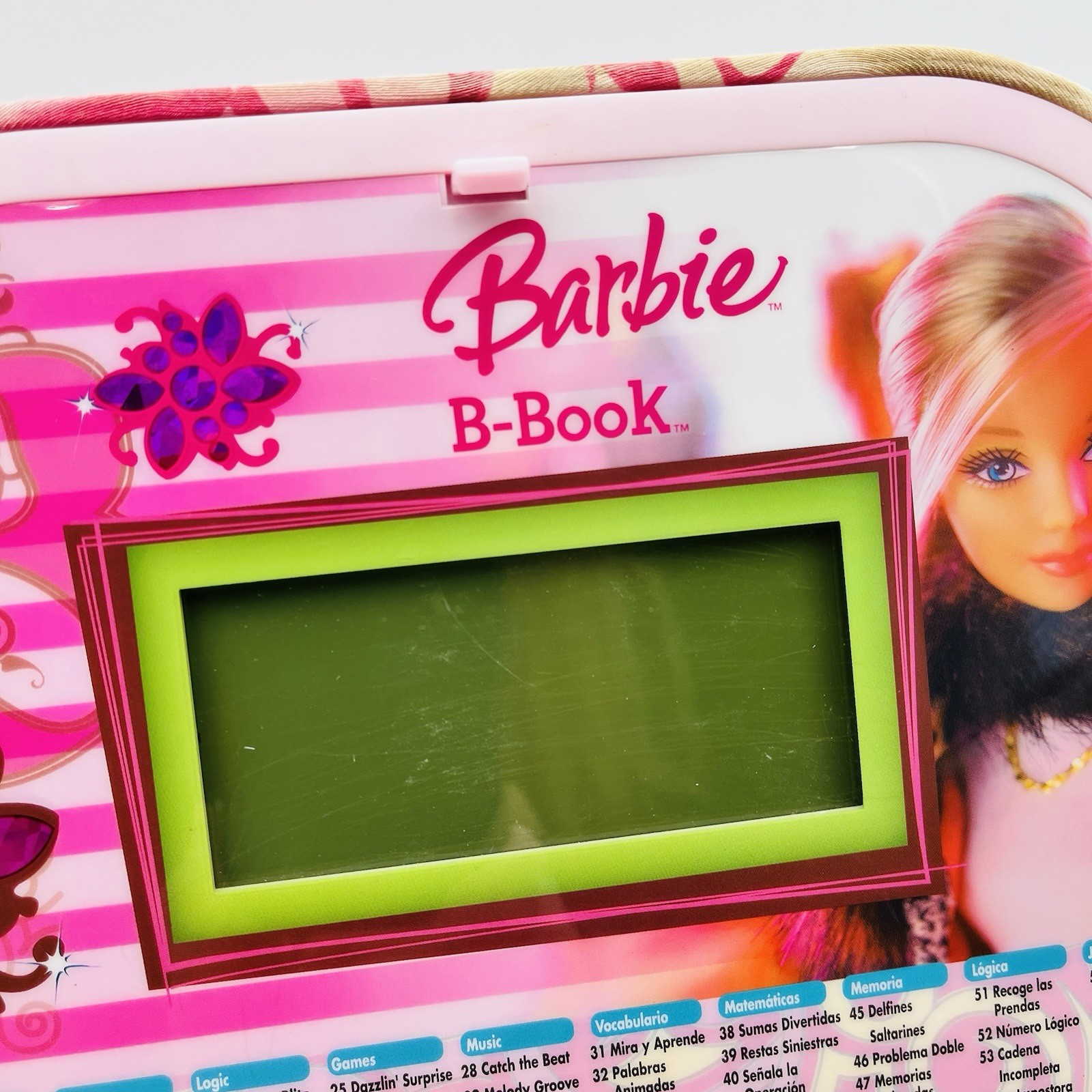 Barbie B-Book Learning Laptop by Oregon Scientific Tested Works Vintage Toy Read