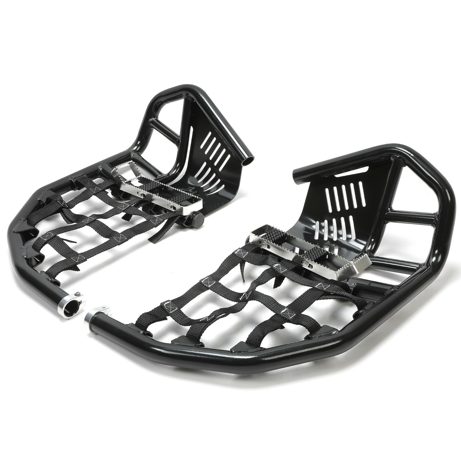 Nerf Bars Heel Gaurd Pro Peg Pair Black For Honda TRX 450R 450ER Sportrax 450