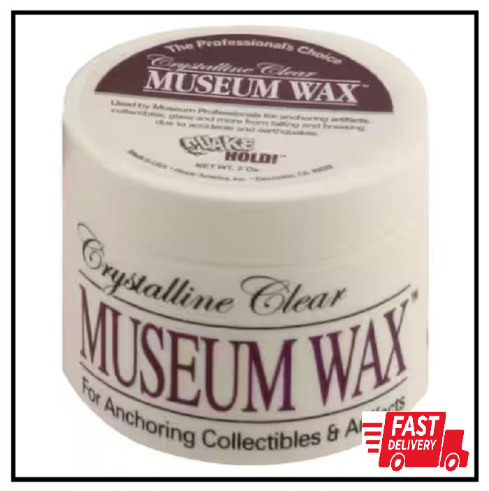 QuakeHOLD! Crystalline Clear Museum Wax 2 oz