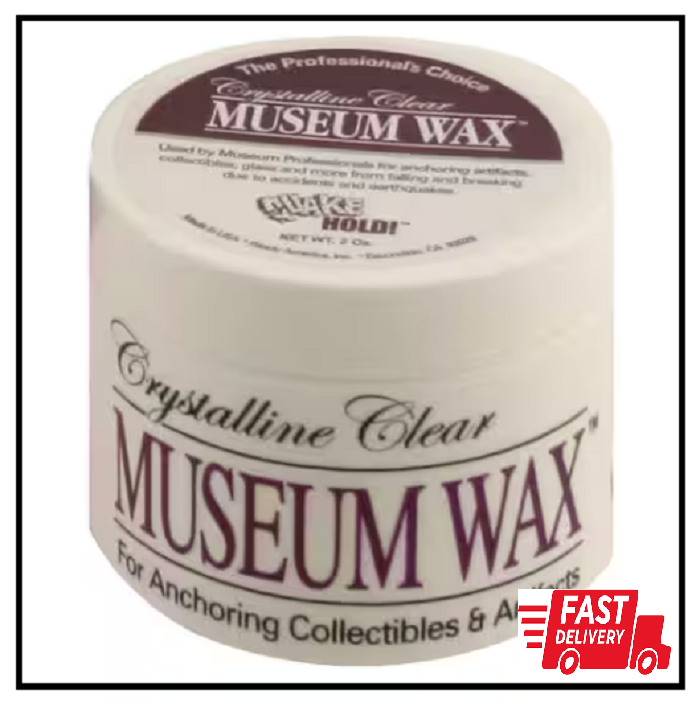 QuakeHOLD! Crystalline Clear Museum Wax 2 oz